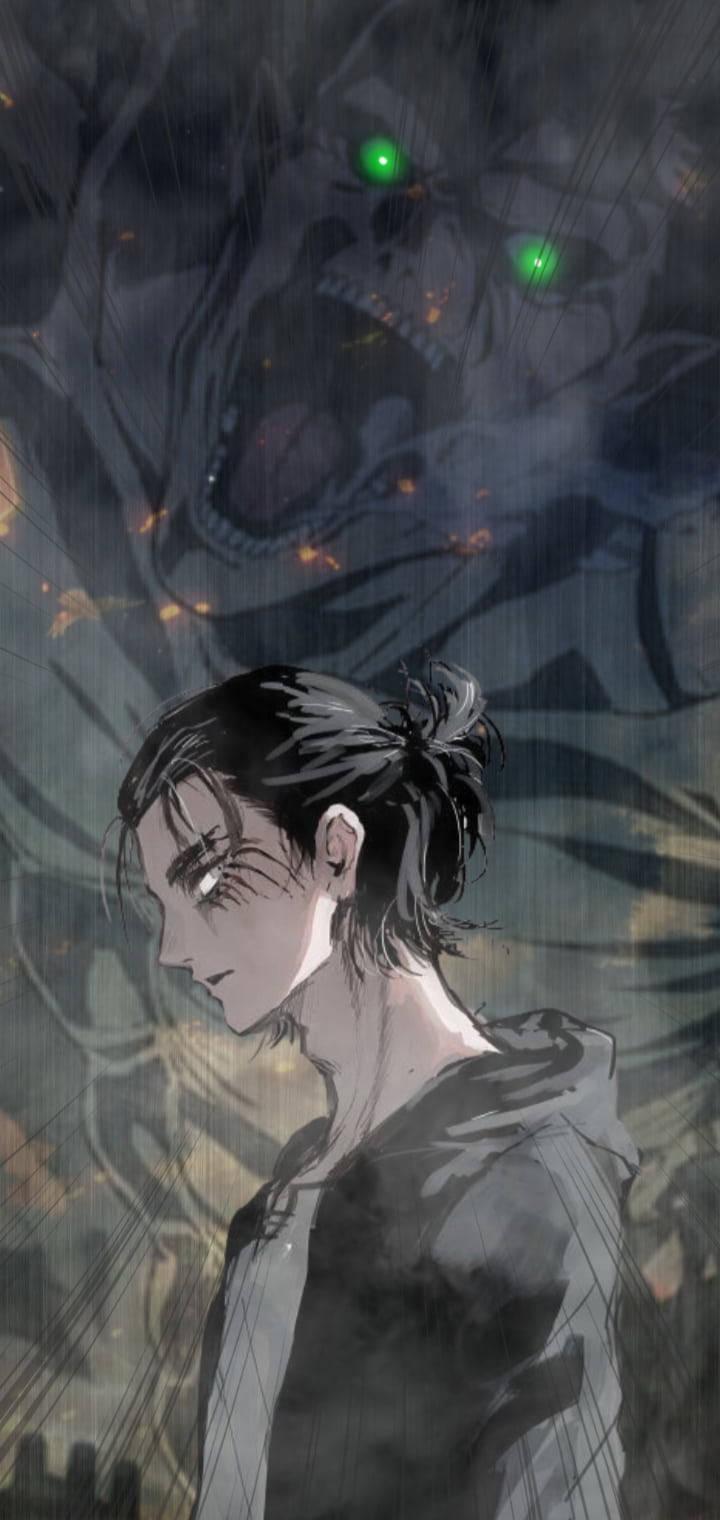 Cool Anime Boy PFP Eren Yeager — 720x1520 wallpaper