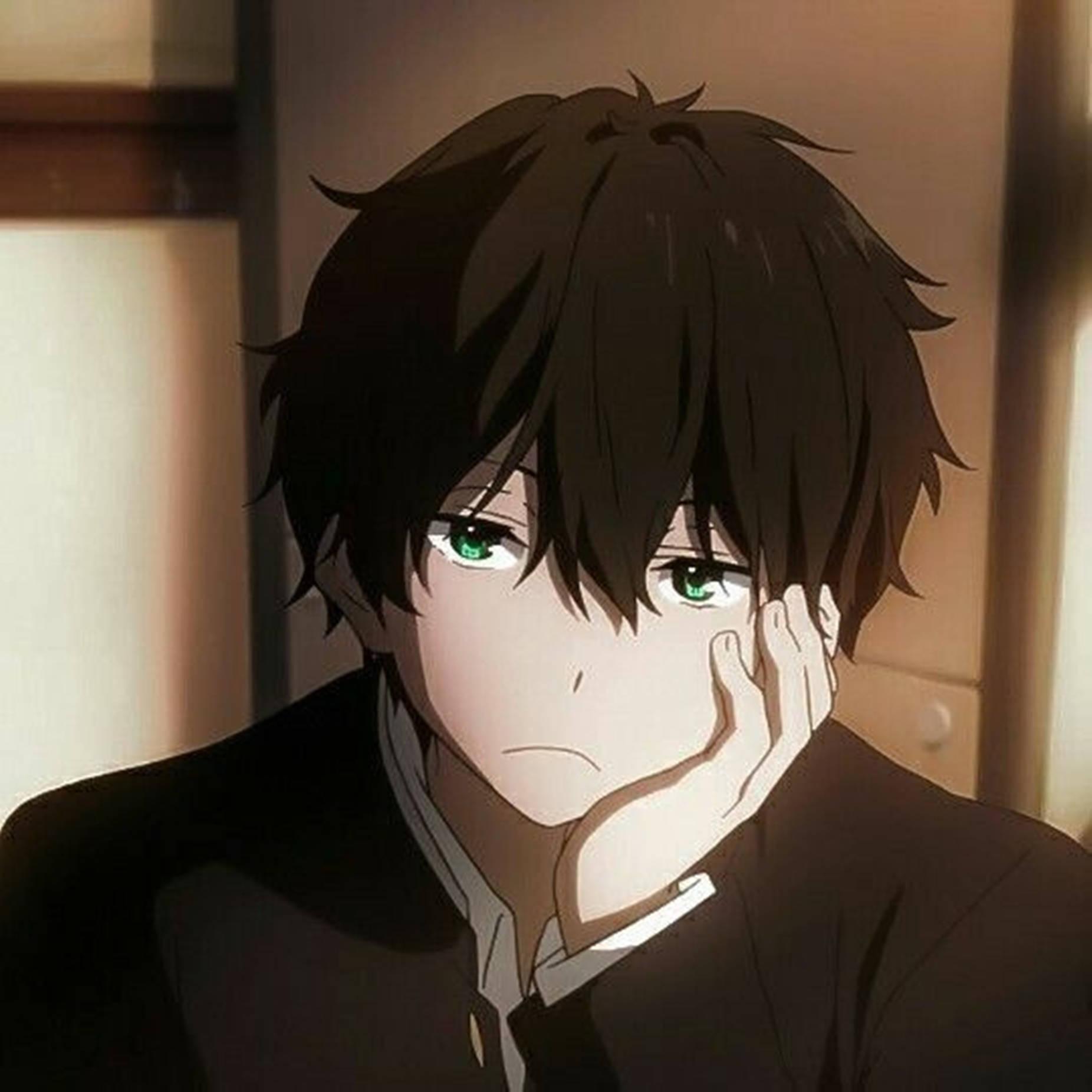 Cool Anime Boy PFP Hōtarō Oreki — 1852x1852 wallpaper