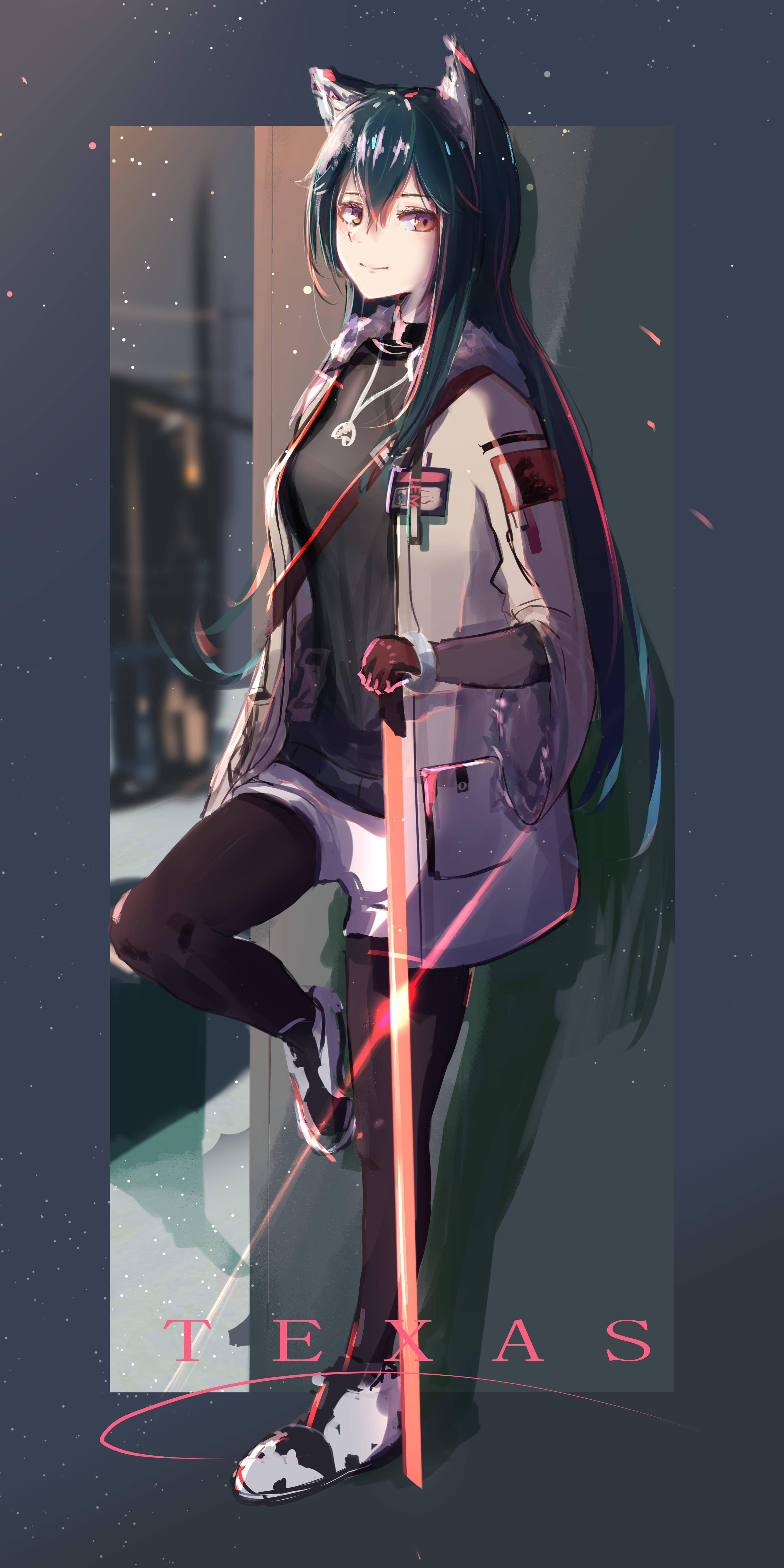 Cool Anime Girl PFP Arknights Texas — 3000x6000 wallpaper