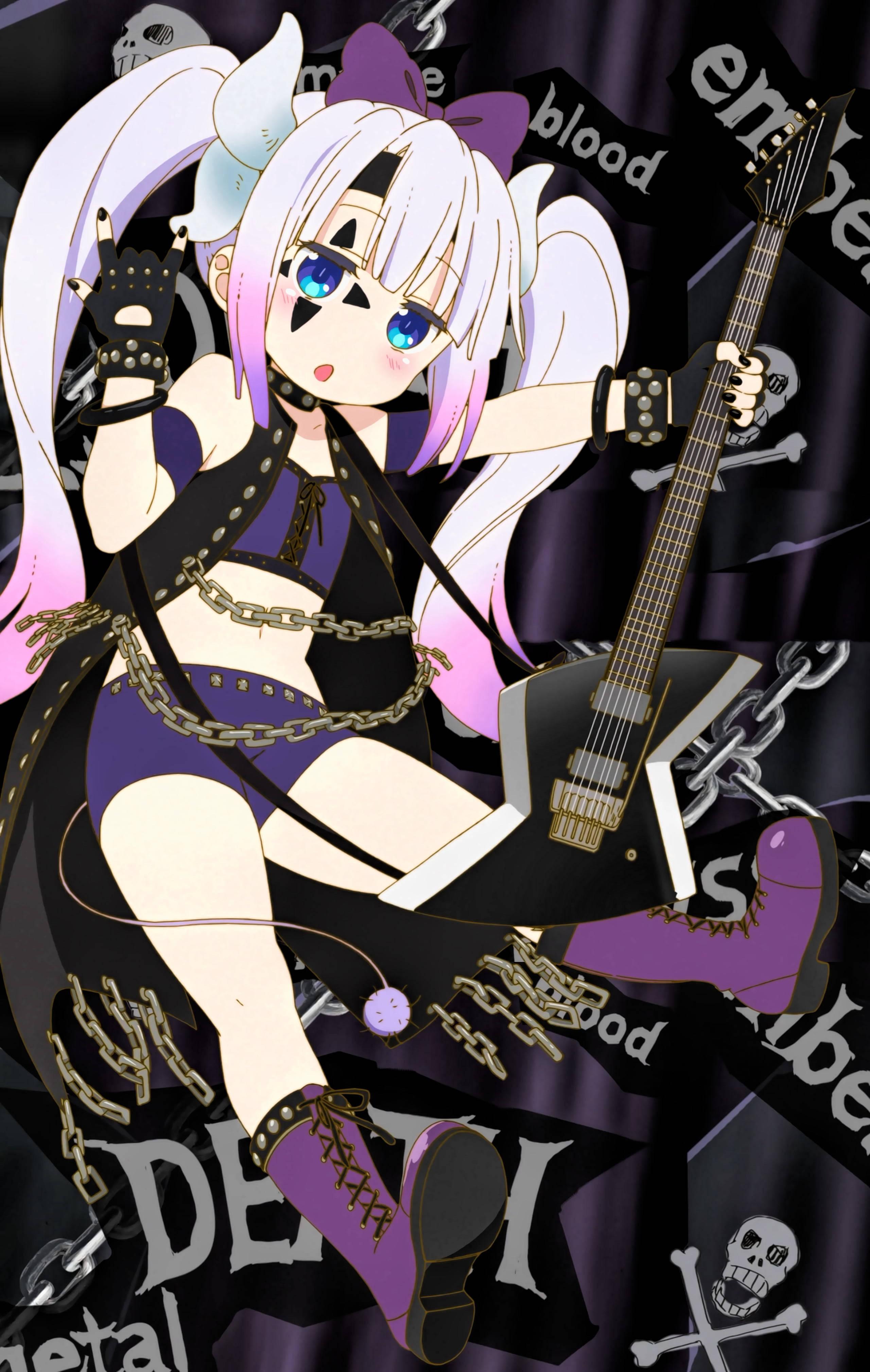 Cool Anime Girl PFP Kanna Kamui — 2560x4038 wallpaper