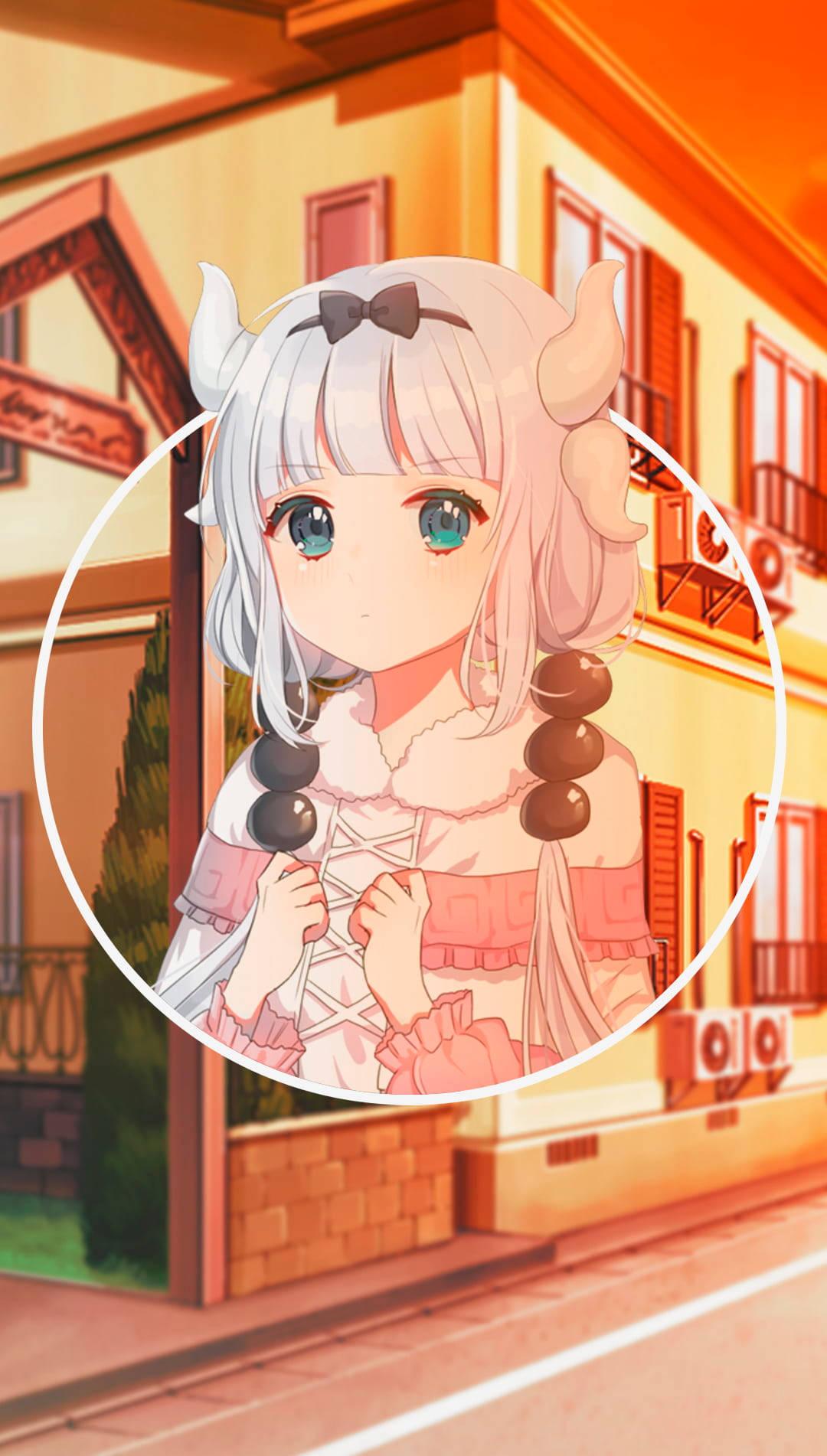 Cool Anime Girl PFP Maid Kanna — 1080x1902 wallpaper