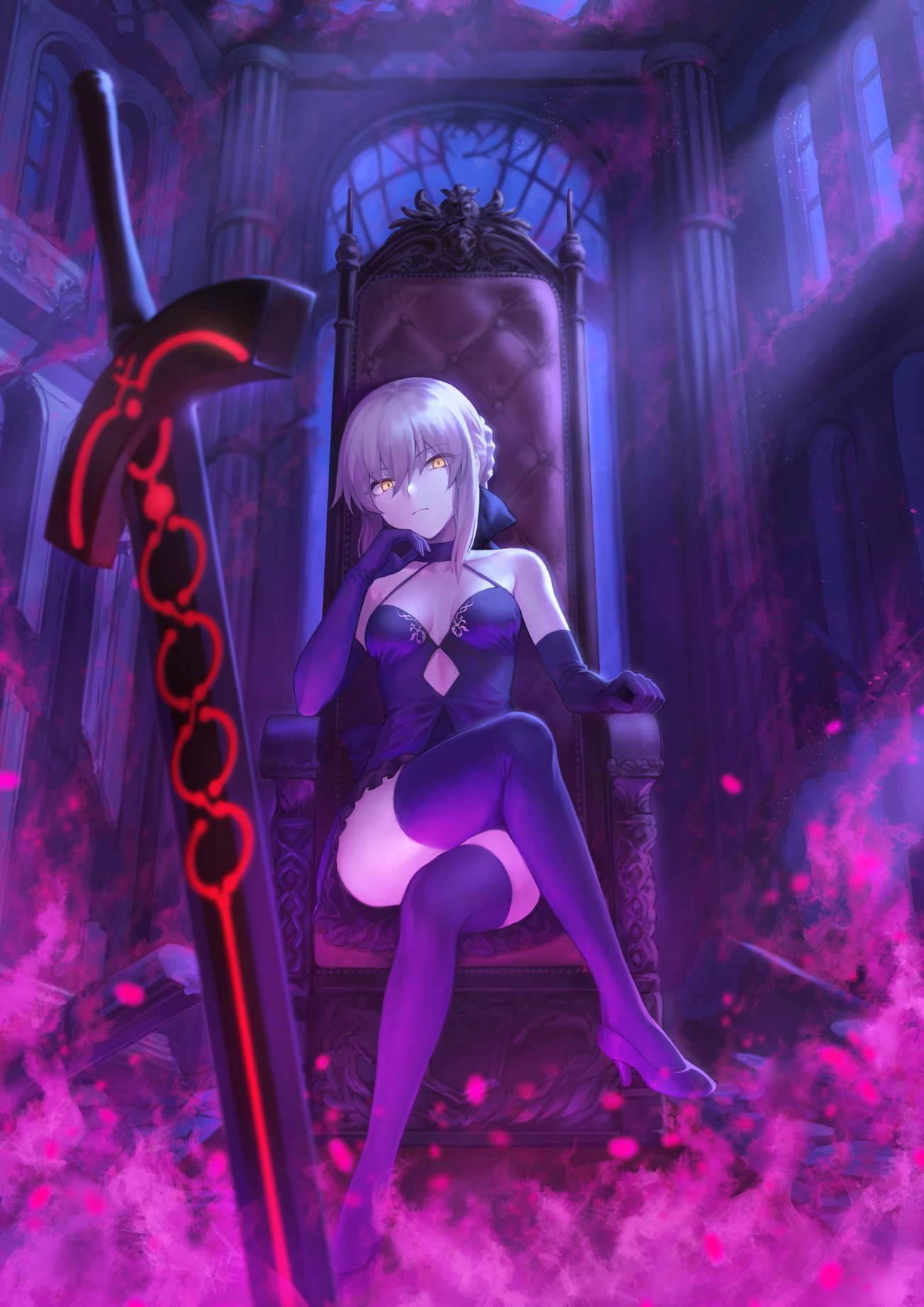 Cool Anime Girl PFP Saber Alter — 1302x1842 wallpaper
