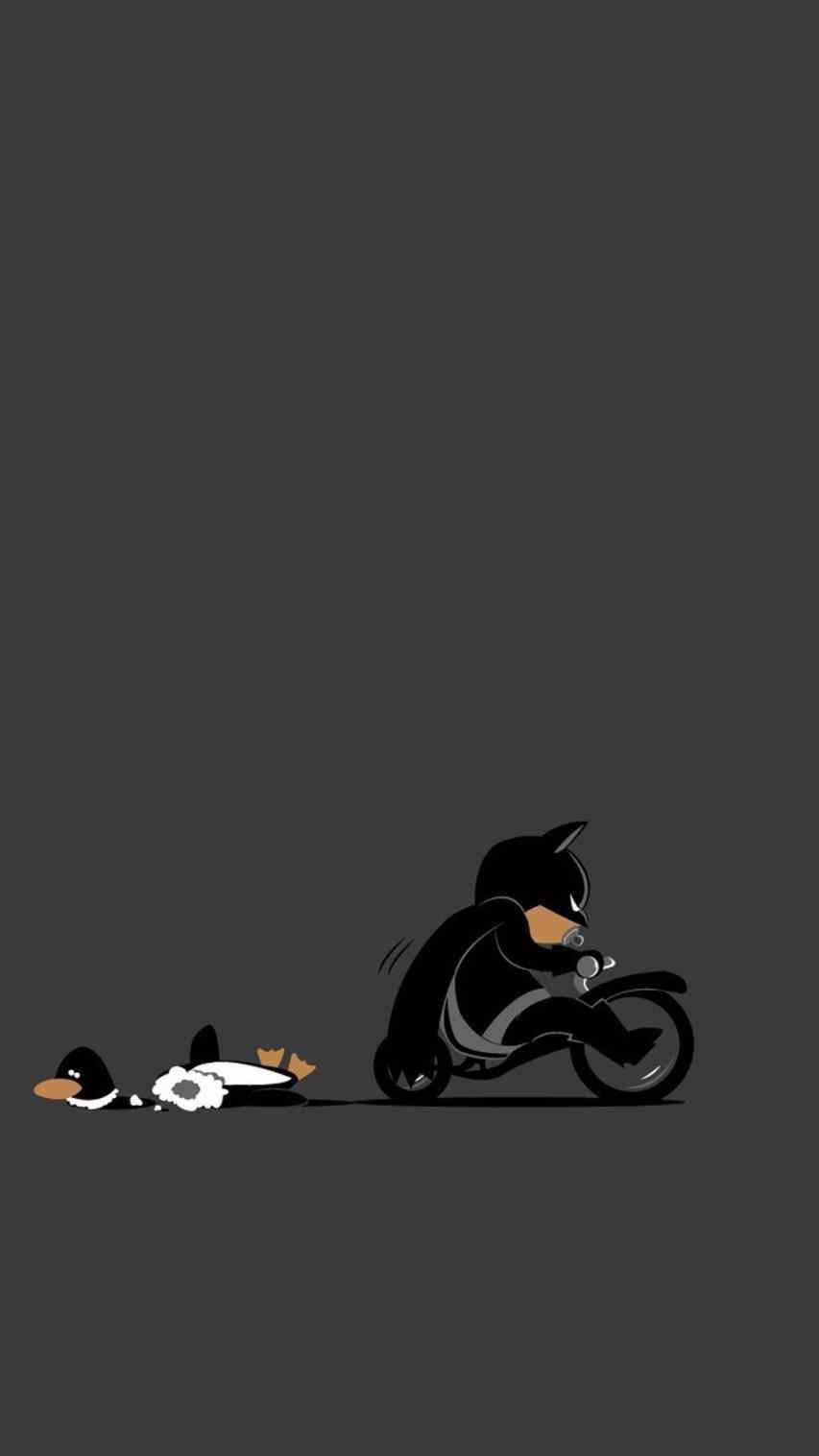 Cool Batman Cartoon IPhone — 853x1517 wallpaper