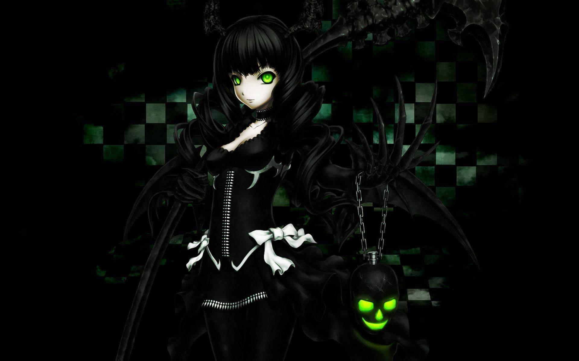 Cool Dark Anime Girl — 1920x1200 wallpaper