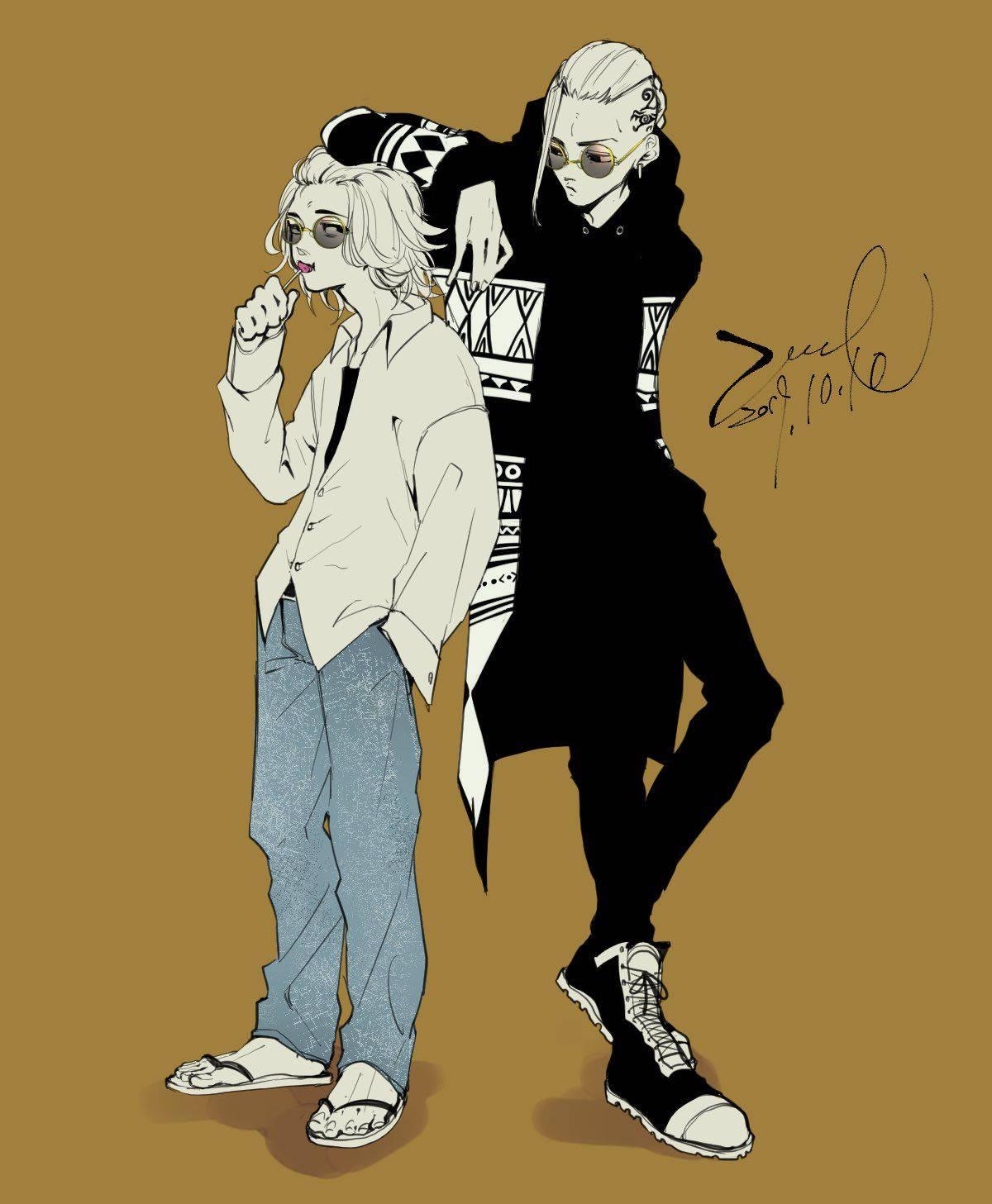 Cool Darken And Mikey Tokyo Revengers — 1200x1457 wallpaper
