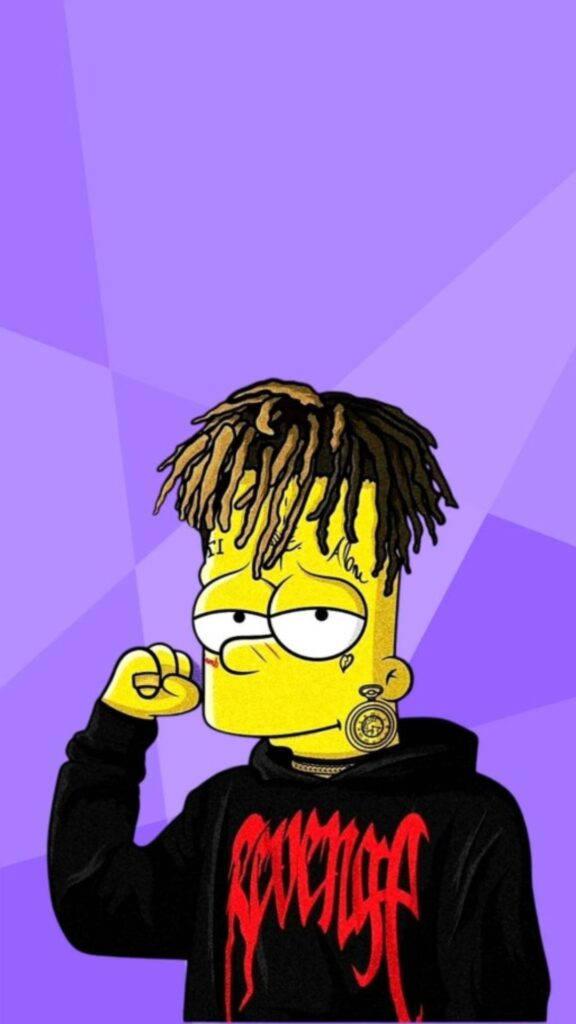 Cool Drip Bart Simpsons — 576x1024 wallpaper