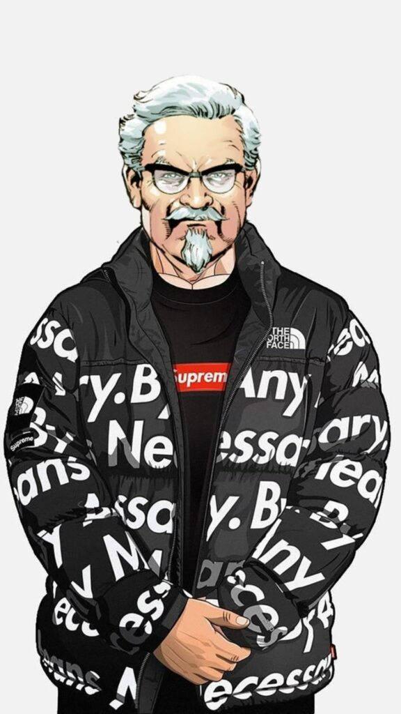 Cool Drip Colonel Kentucky — 576x1024 wallpaper