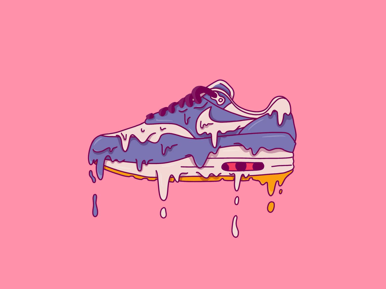 Cool Drip Melting Sneaker — 1600x1200 wallpaper