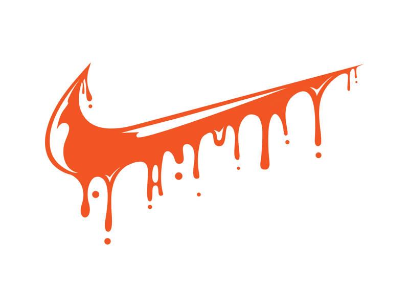 Cool Drip Nike Logo — 800x600 wallpaper