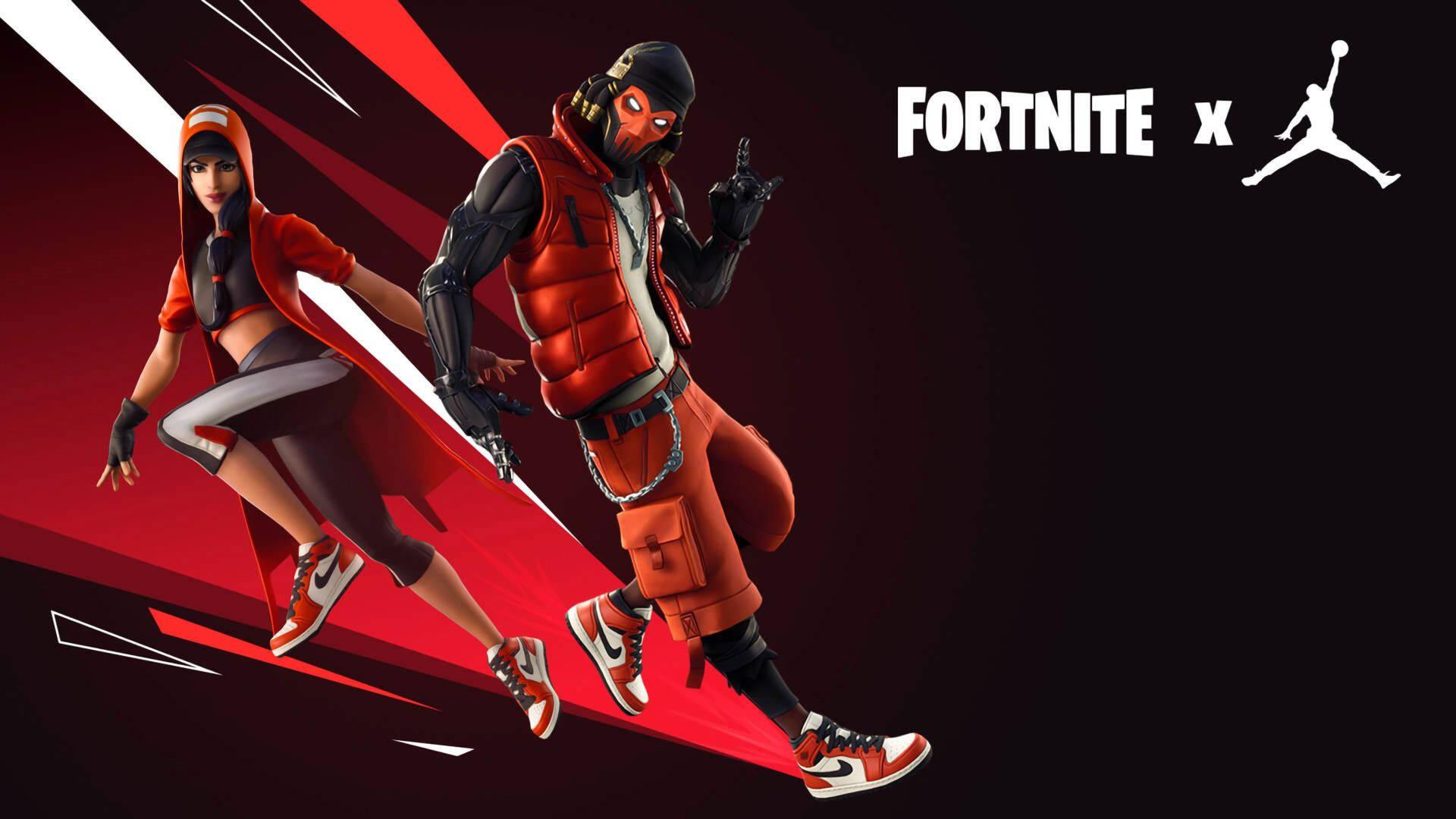 Cool Fortnite And Jordan Crossover — 1920x1080 wallpaper