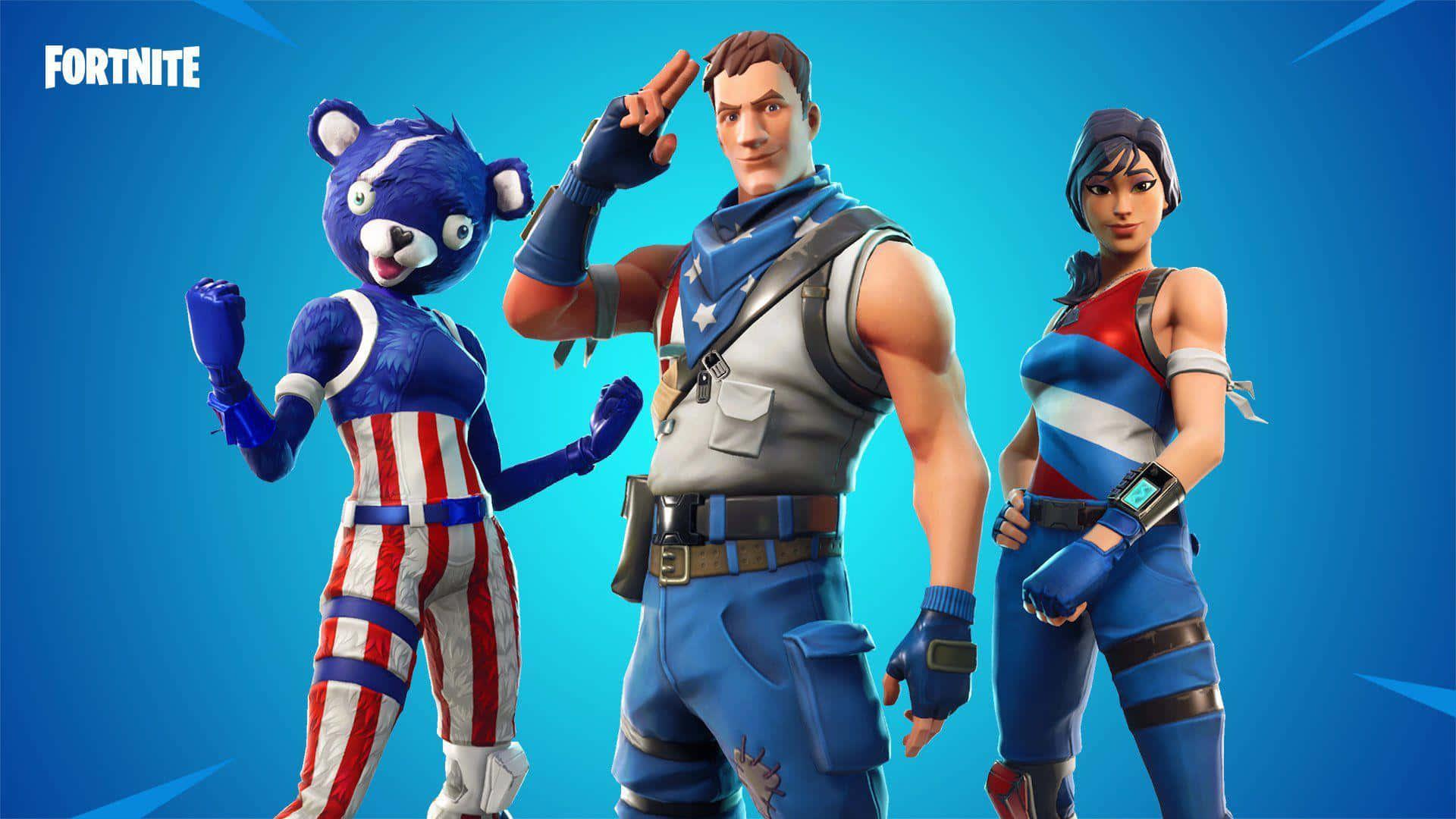 Cool Fortnite background — 1920x1080 wallpaper