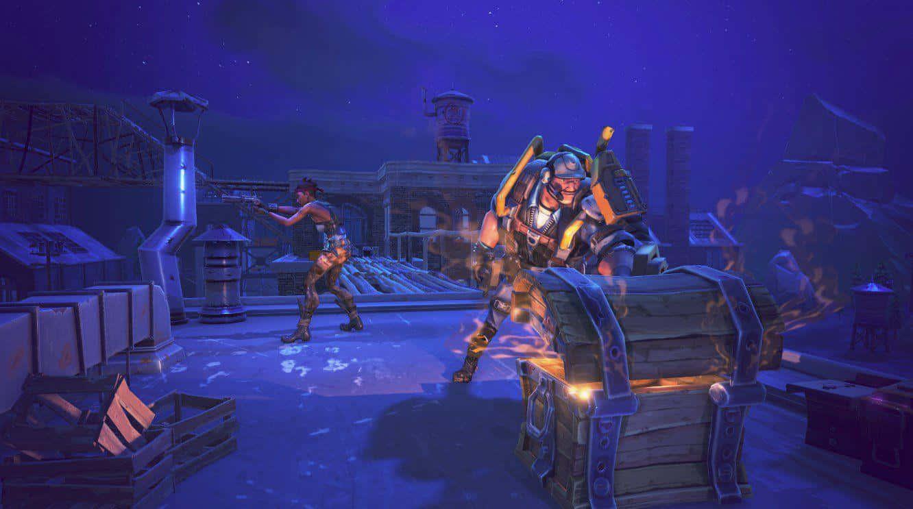 Cool Fortnite background — 1332x743 wallpaper