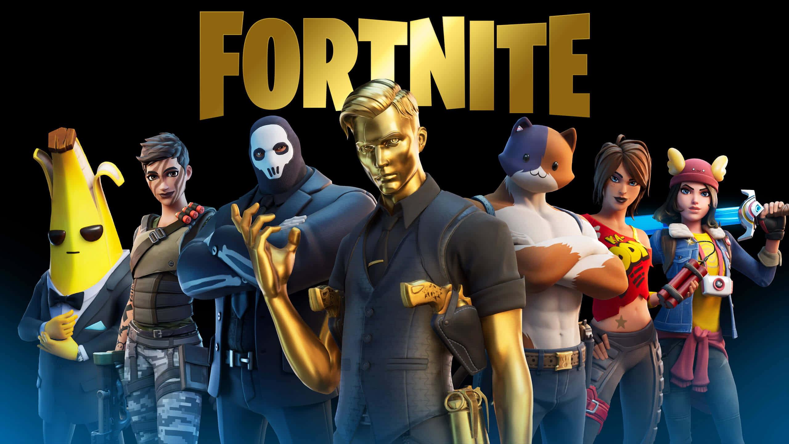 Cool Fortnite background — 2560x1440 wallpaper