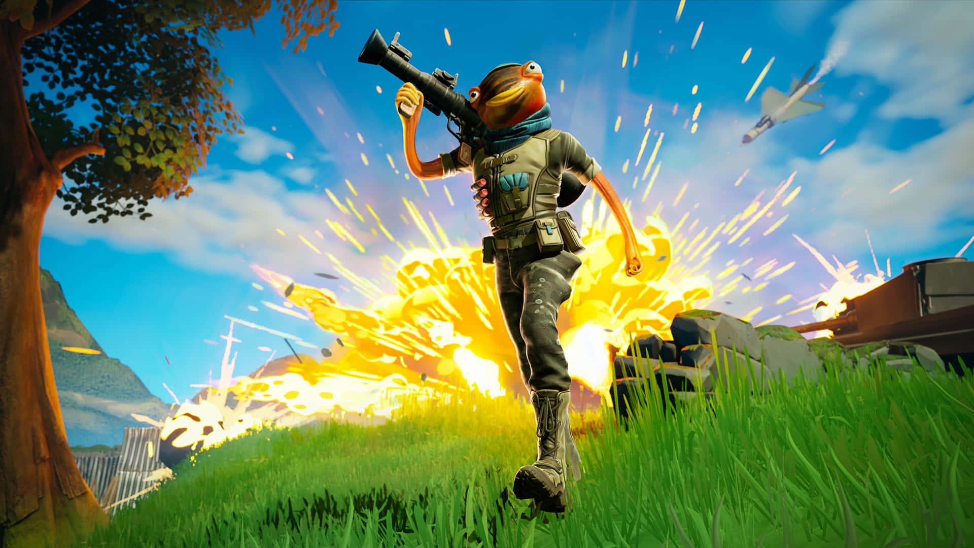 Cool Fortnite background — 1920x1080 wallpaper