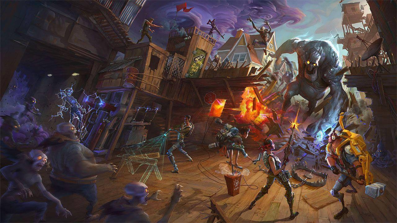Cool Fortnite Battle Art — 1280x720 wallpaper