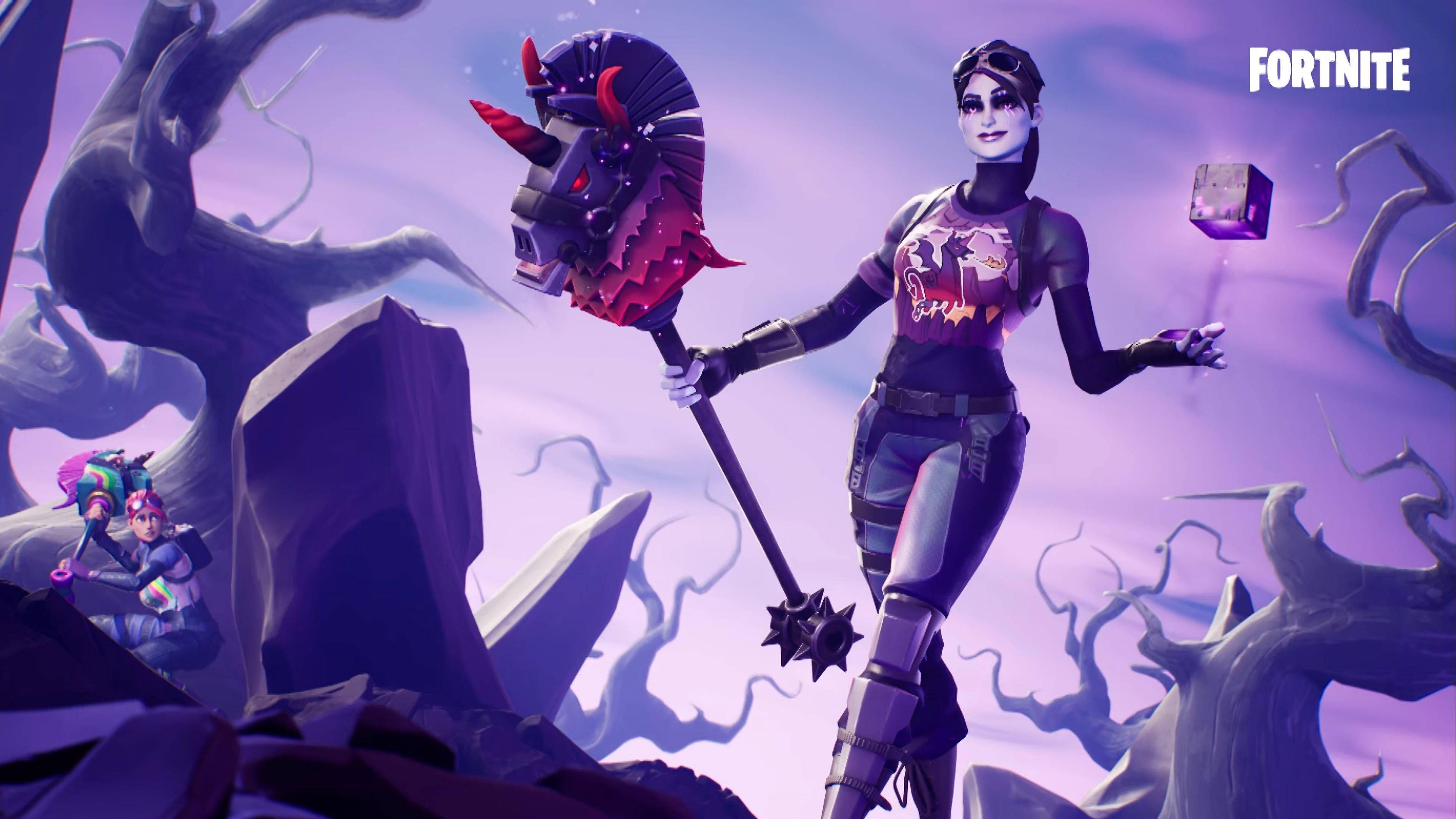 Cool Fortnite Dark Bomber Art — 3840x2160 wallpaper