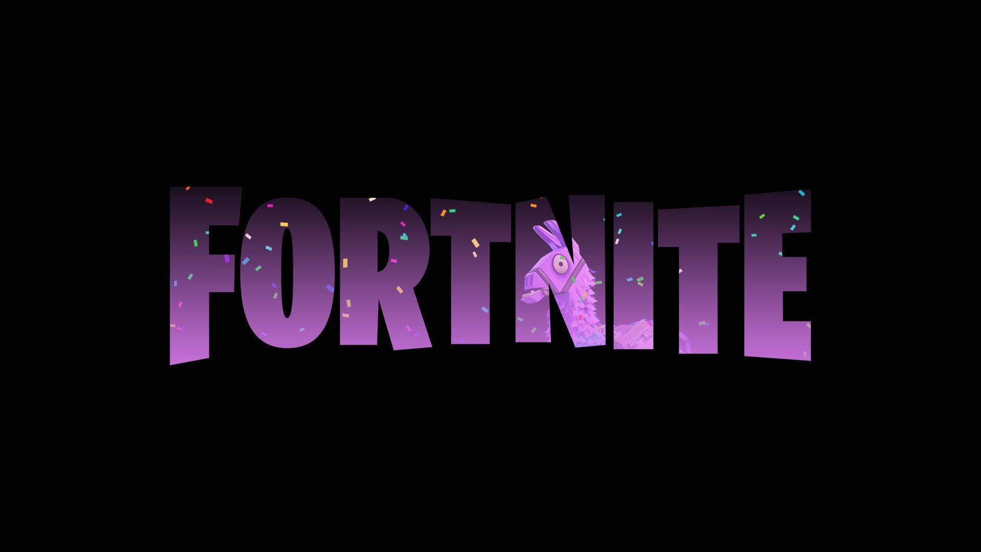 Cool Fortnite Logo Background — 1920x1080 wallpaper