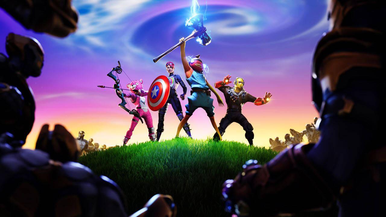 Cool Fortnite Marvel Art — 1280x720 wallpaper