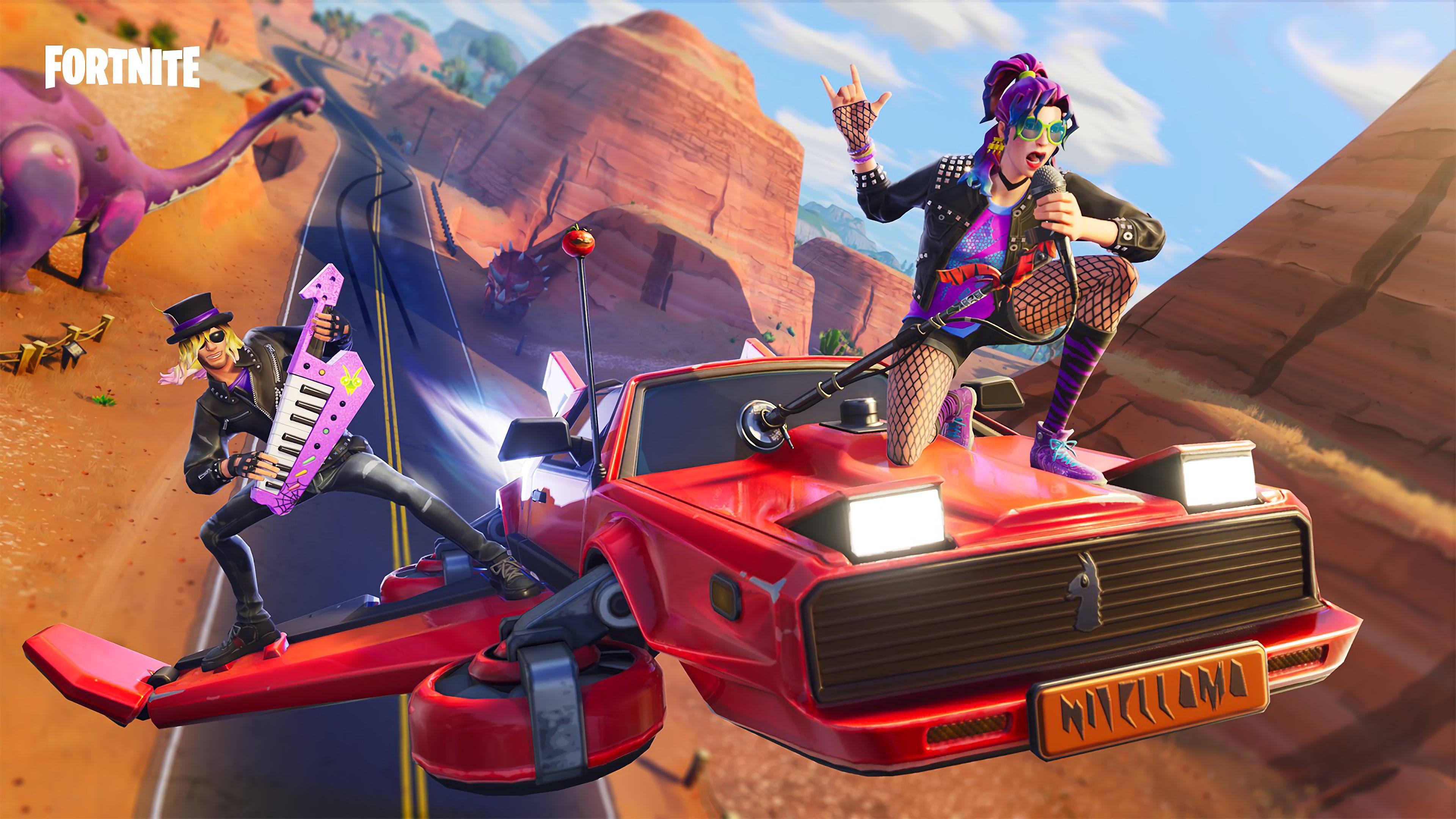 Cool Fortnite Musicians — 3840x2160 wallpaper