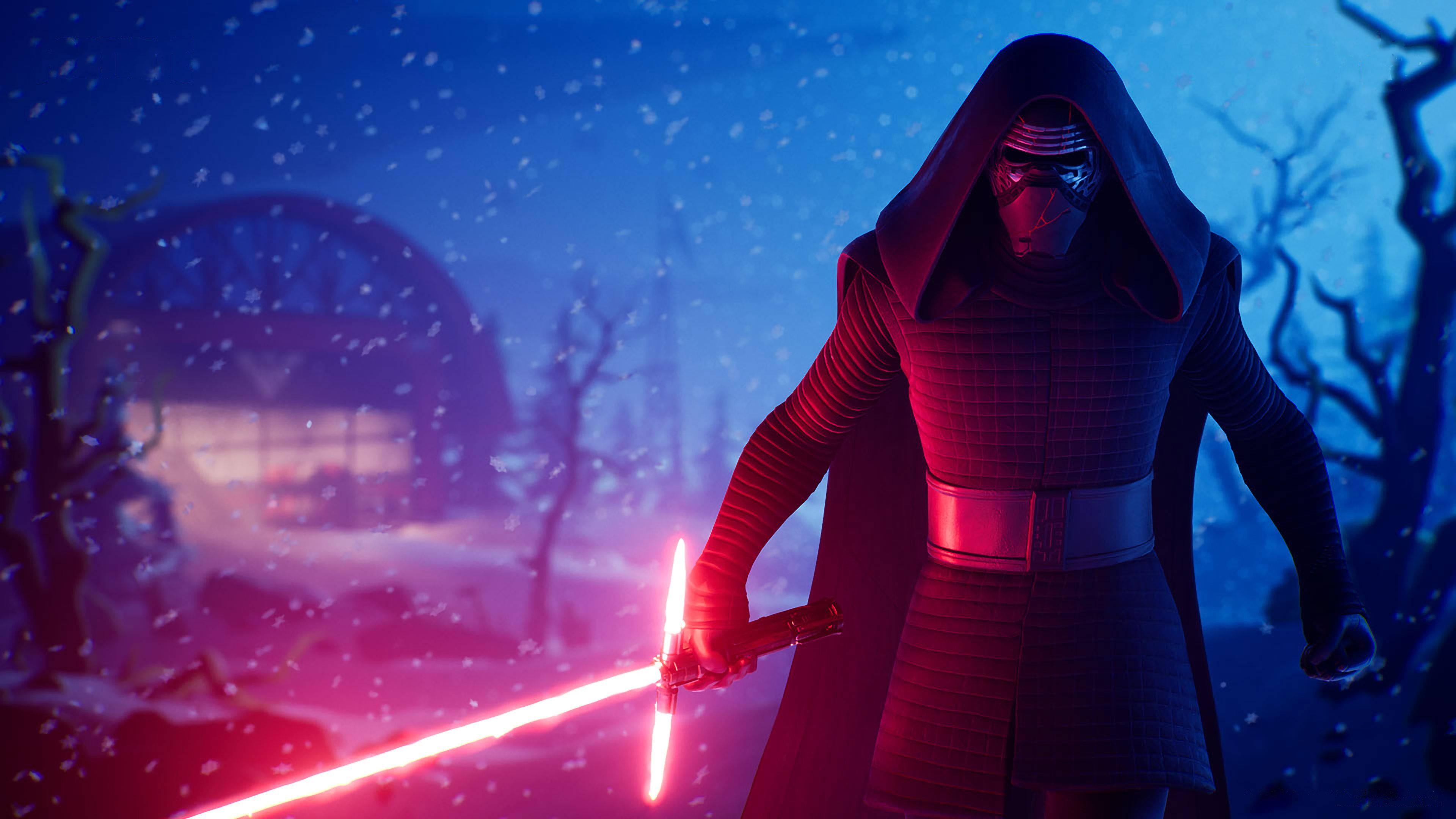 Cool Fortnite Star Wars Crossover Art — 3840x2160 wallpaper