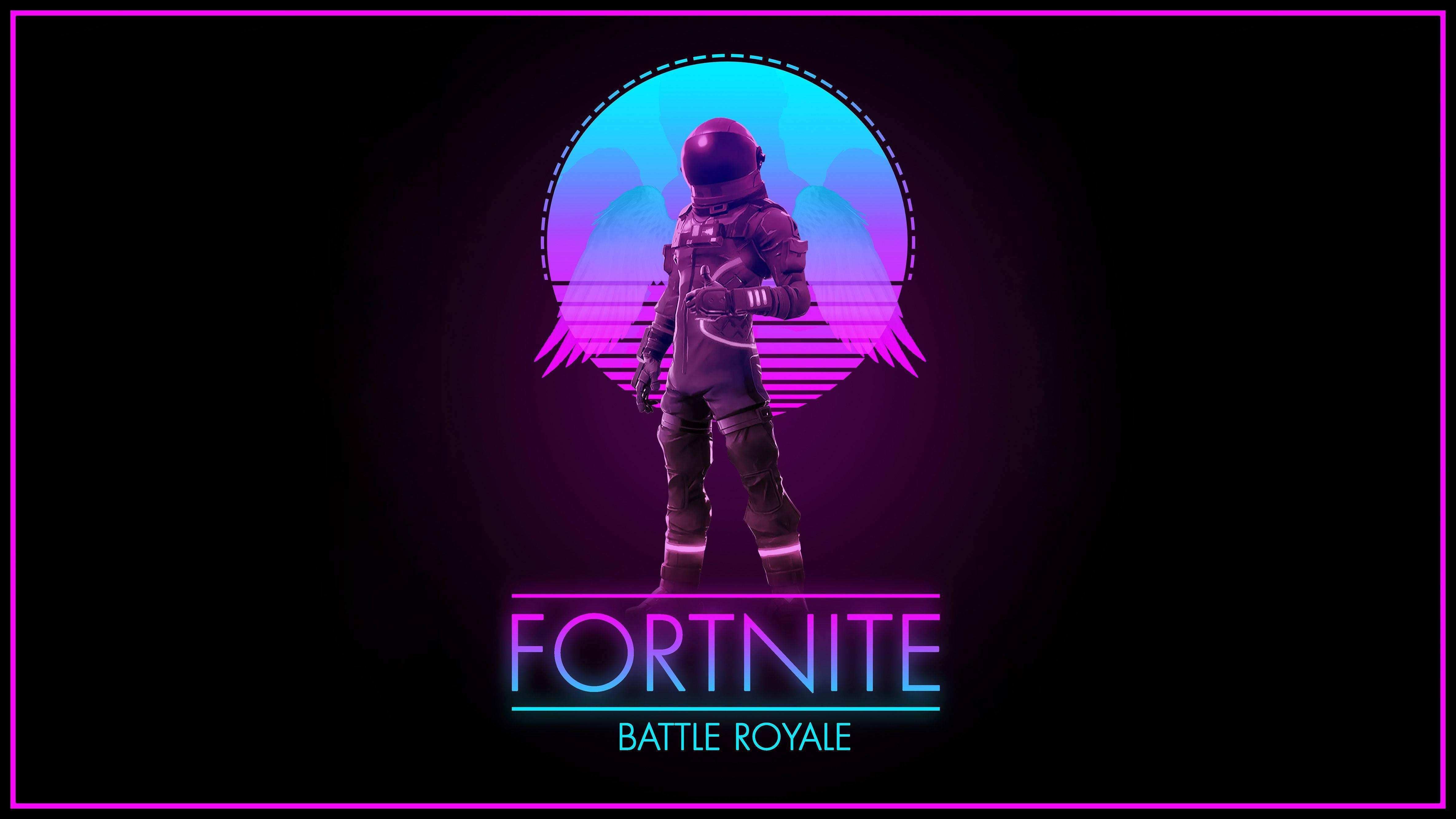 Cool Fortnite Synthwave Art — 4740x2666 wallpaper