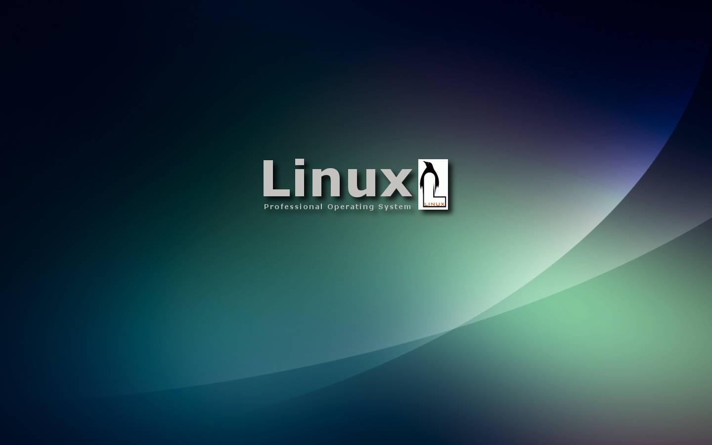 Cool Gradient Linux logo — 1440x900 wallpaper