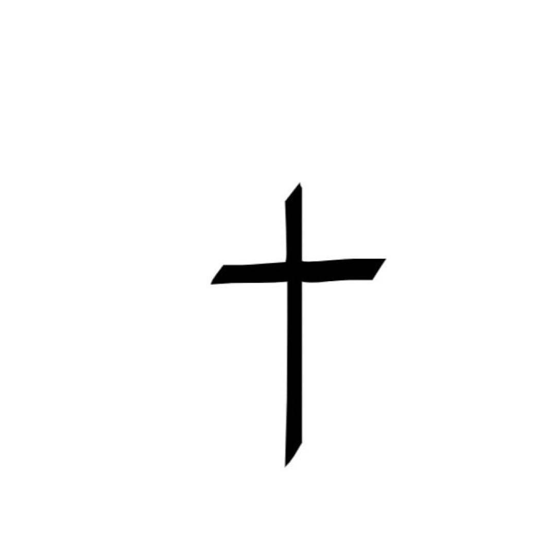 Cool Graphic Drawing Of Christian Cross — 1080x1080 wallpaper