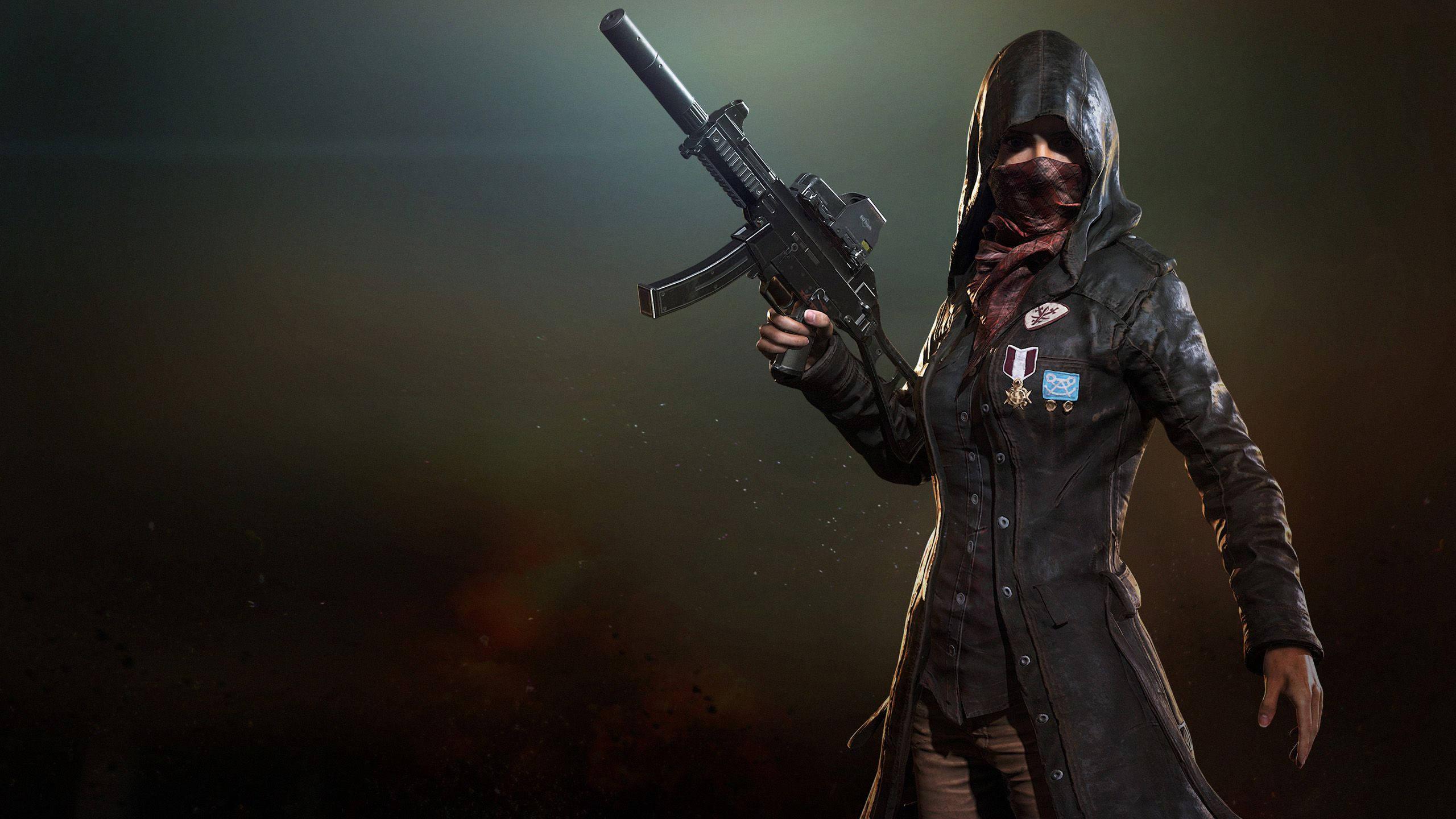 Cool HD Pubg Girl Character — 2560x1440 wallpaper