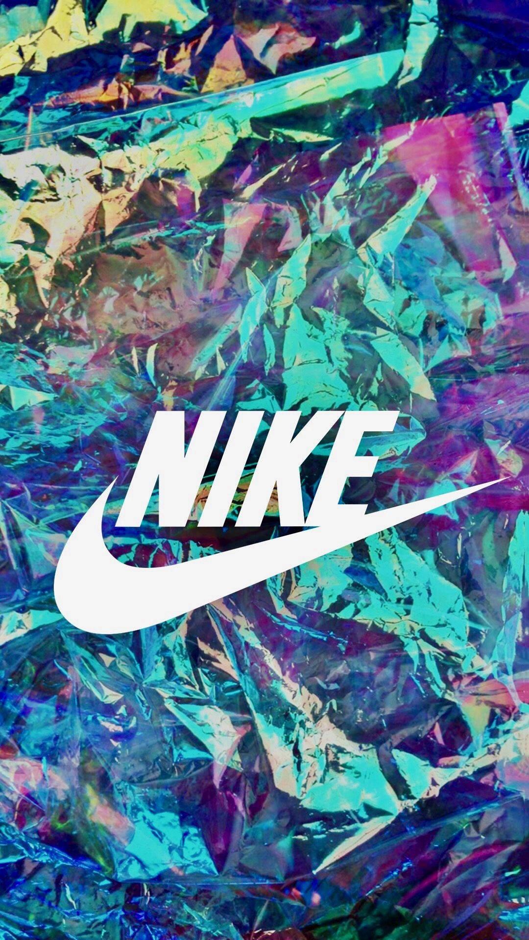 Cool Holographic Nike Logo — 1080x1920 wallpaper