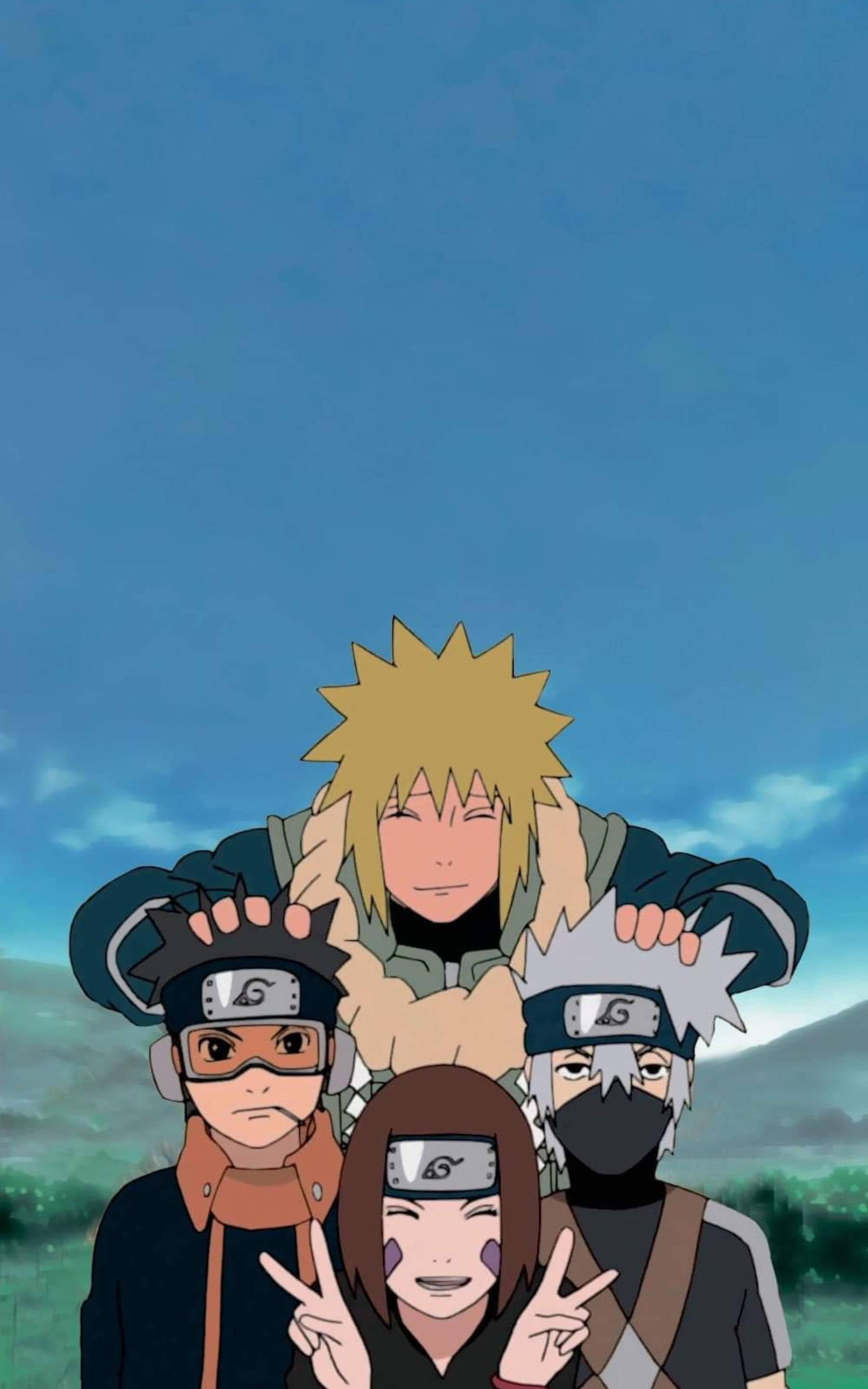 Cool Kakashi Naruto Group Photo — 1800x2880 wallpaper
