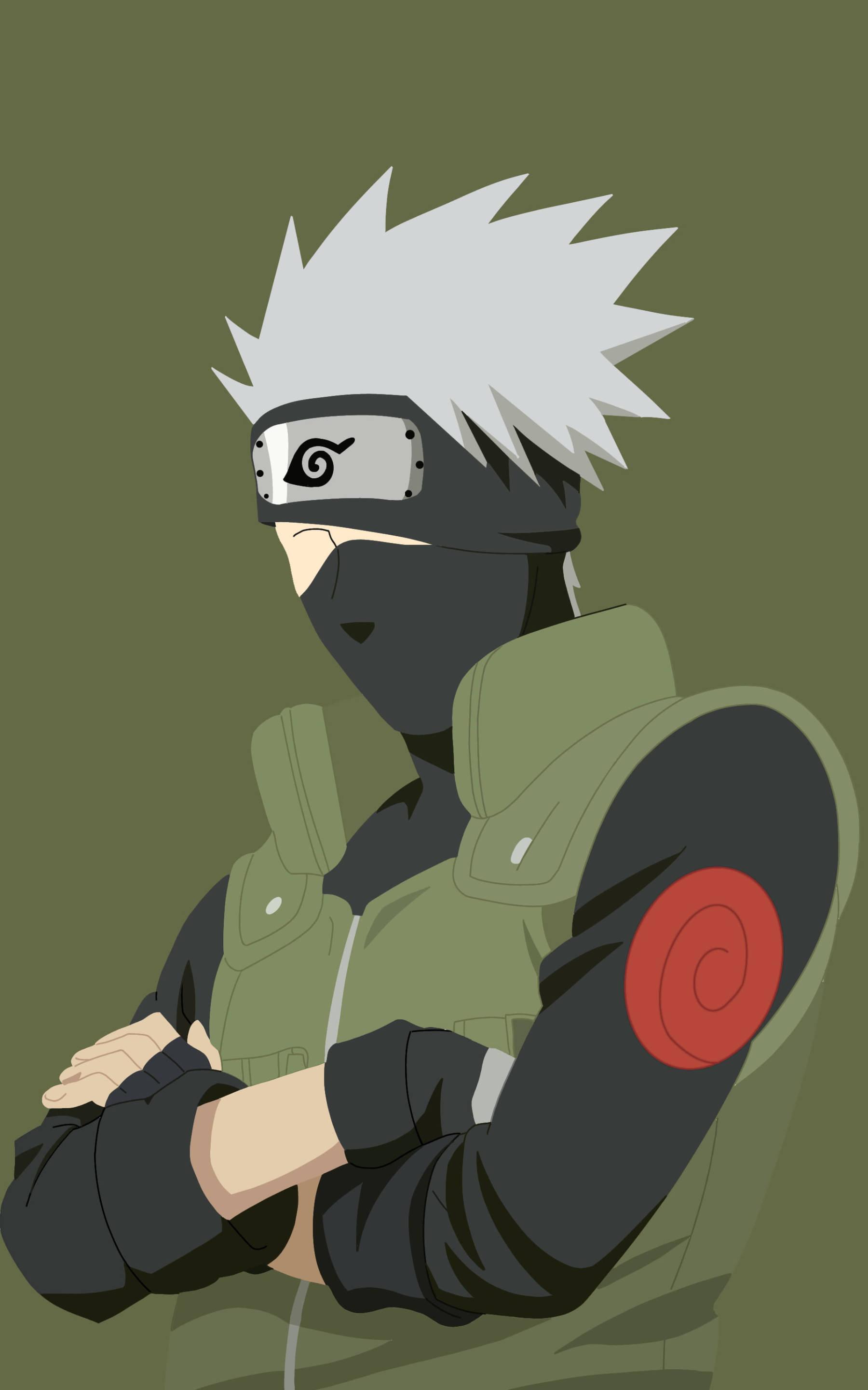 Cool Kakashi Vector Art — 1800x2880 wallpaper