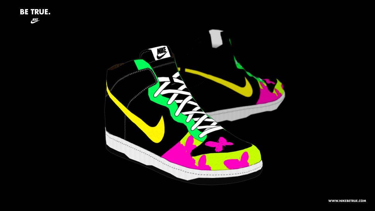Cool Nike Shoes Artwork — 1280x720 wallpaper