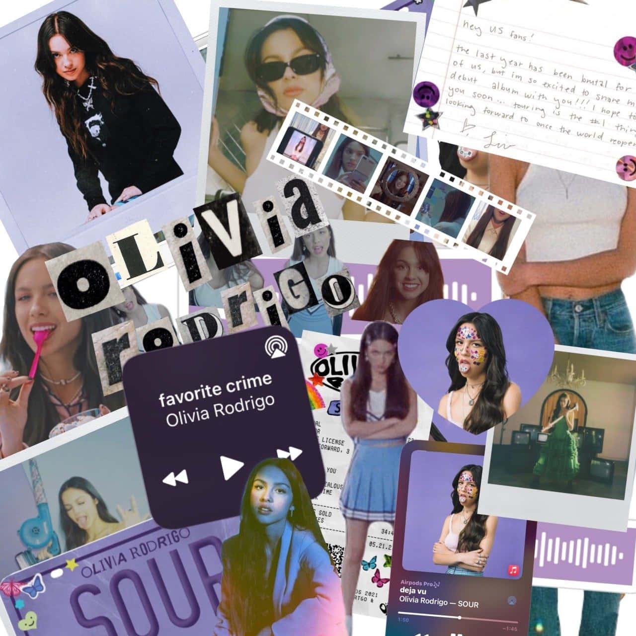 Cool Olivia Rodrigo Aesthetic Collage — 1280x1280 wallpaper