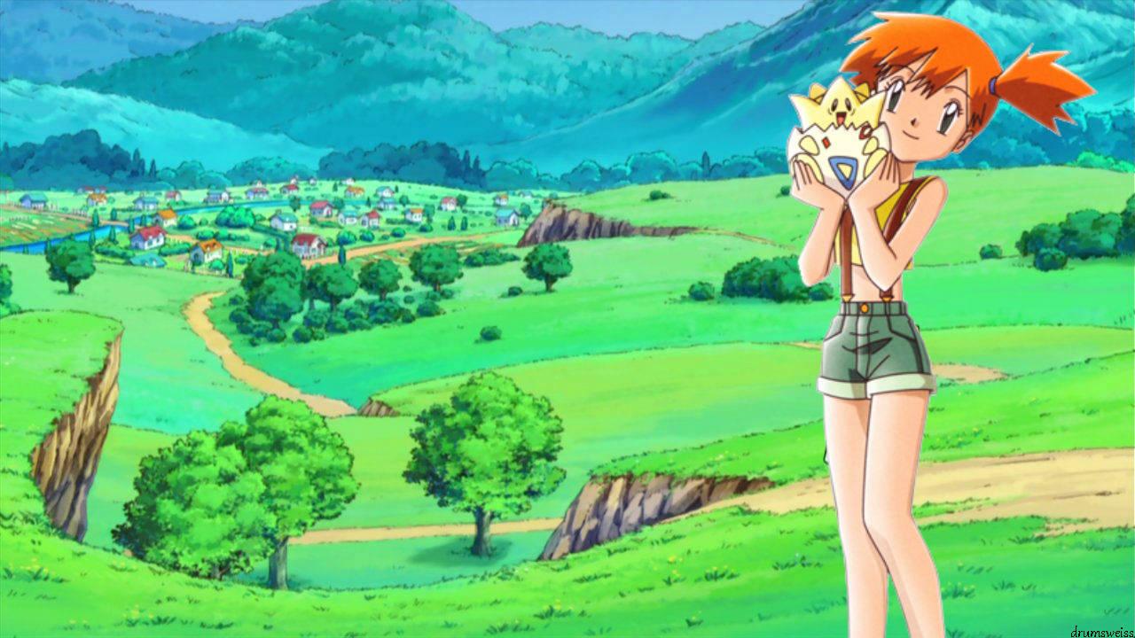 Cool Pokemon Togepi And Misty — 1280x720 wallpaper