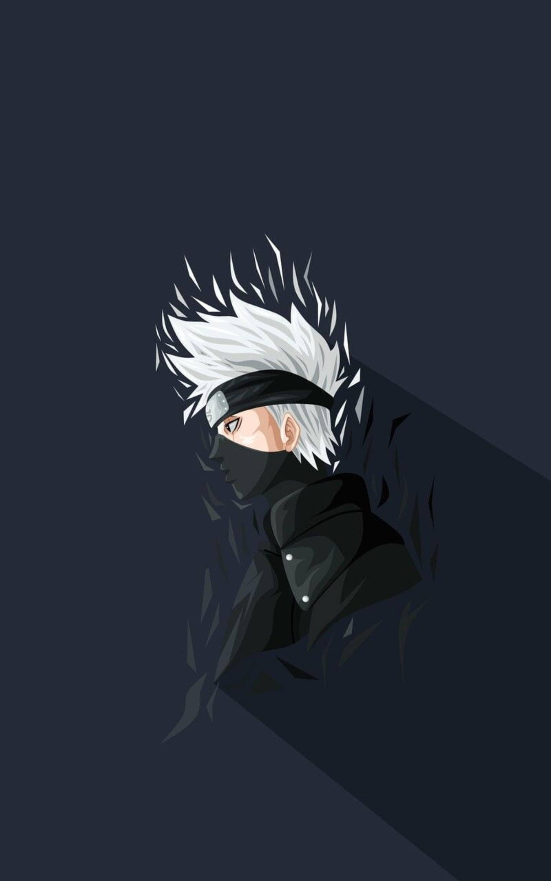 Cool Portrait Art Of Kakashi — 1800x2880 wallpaper