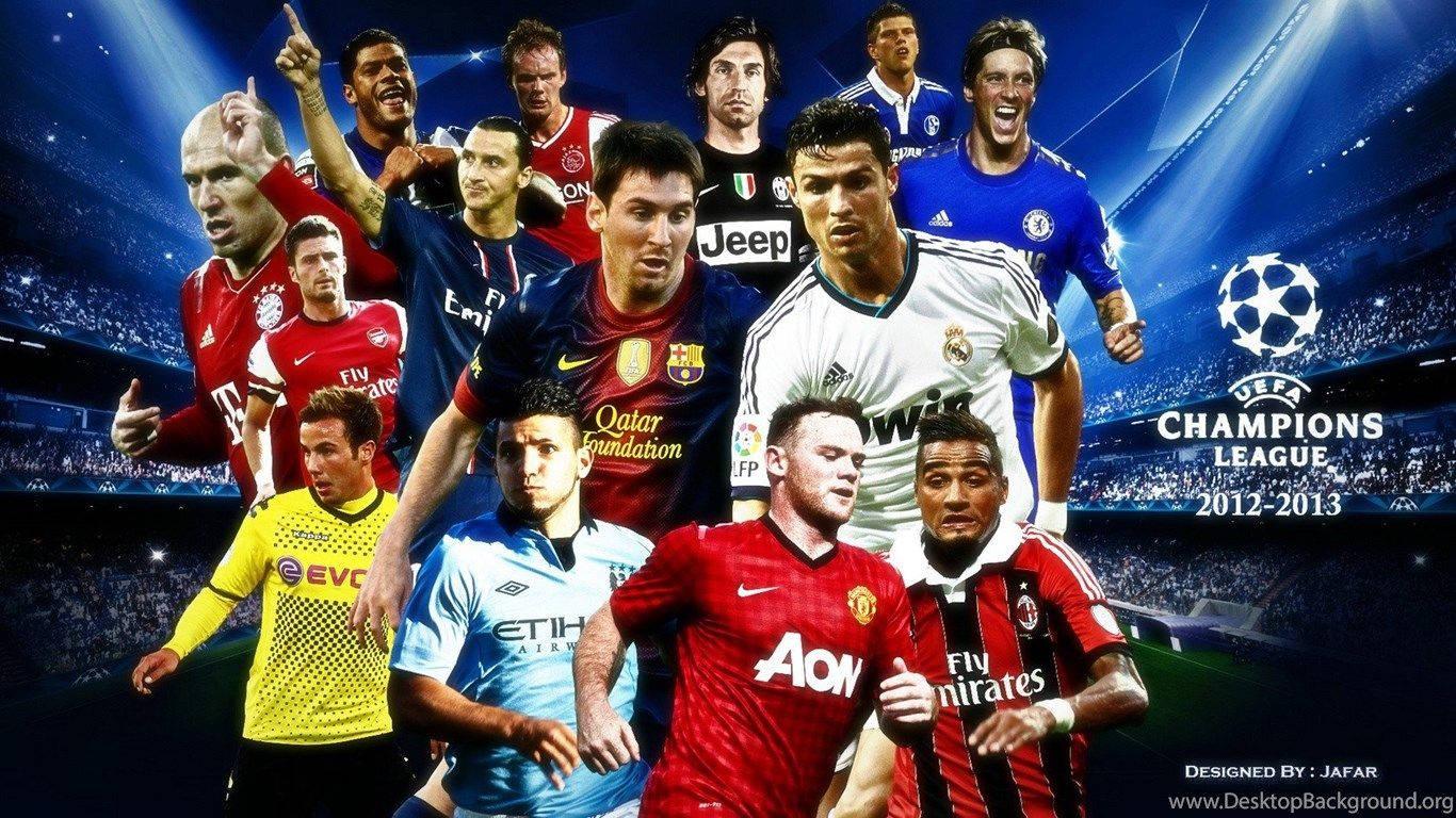 Cool Soccer Champions League — 1366x768 wallpaper