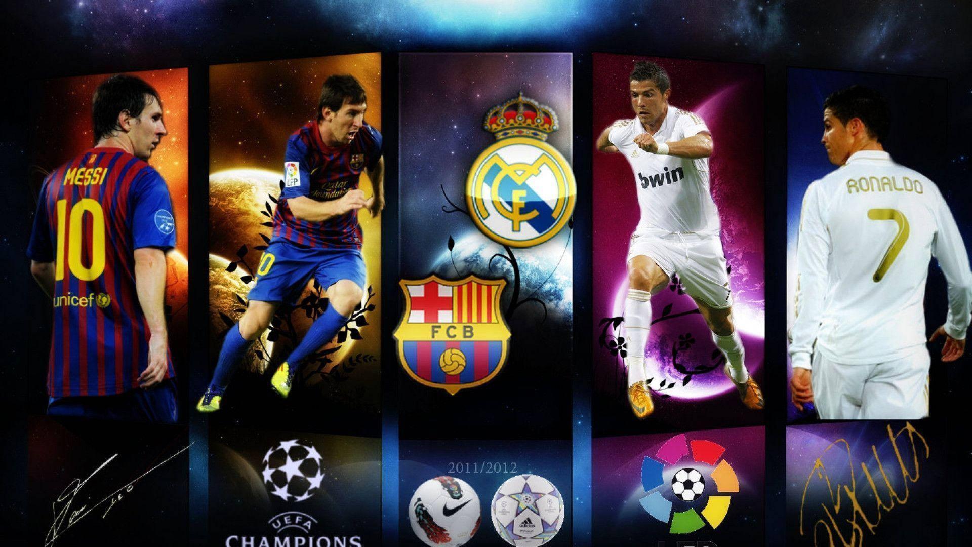 Cool Soccer Messi And Ronaldo — 1920x1080 wallpaper