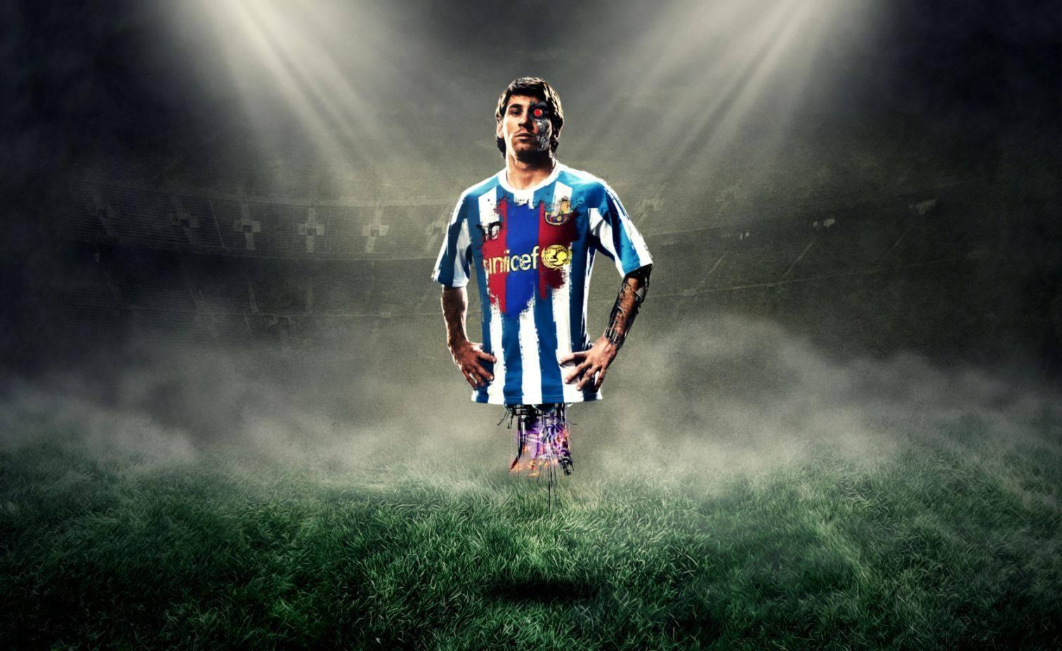 Cool Soccer Player Cyborg Messi — 1512x927 wallpaper
