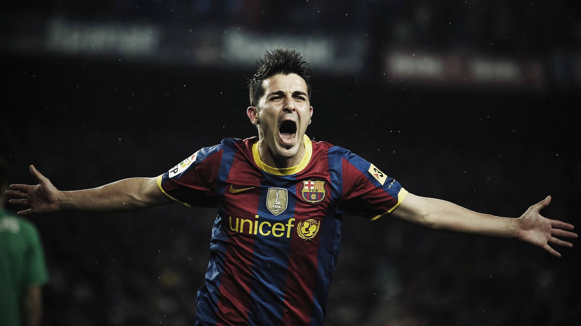 Cool Soccer Player David Villa — 1920x1080 wallpaper