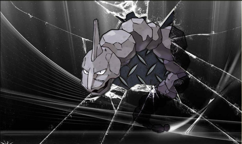 Cool Strong Pokemon Black Onix — 1024x609 wallpaper