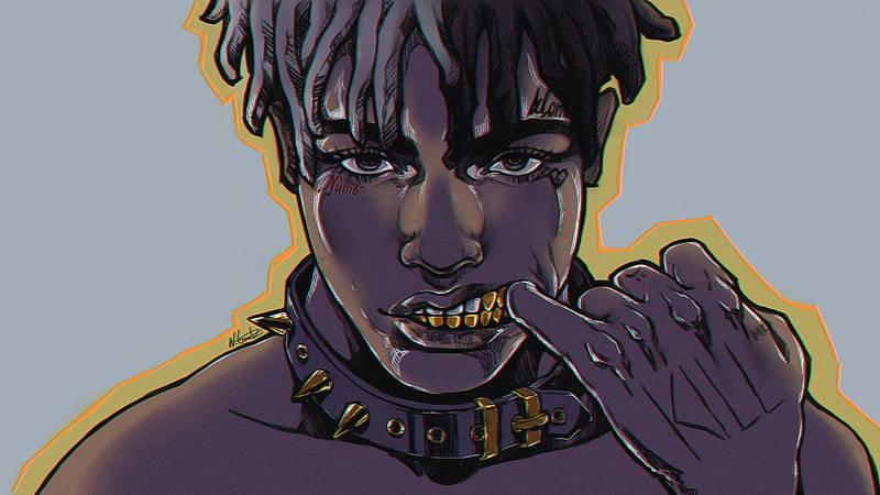 Cool Xxxtentacion Reveals Golden Teeth — 800x450 wallpaper