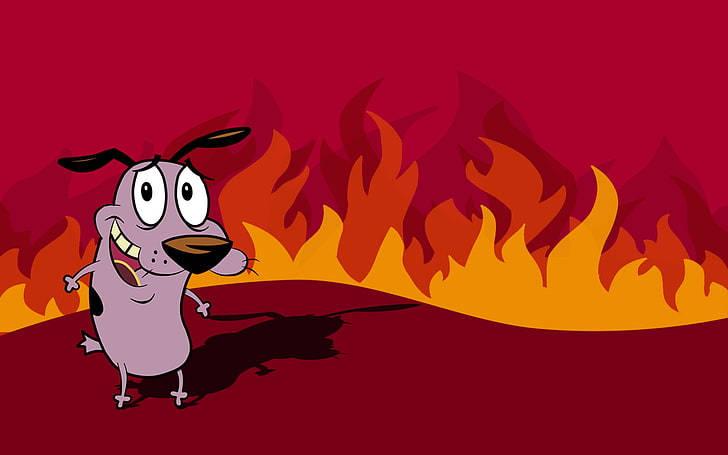 Courage The Cowardly Dog 4k Cartoon — 728x455 wallpaper