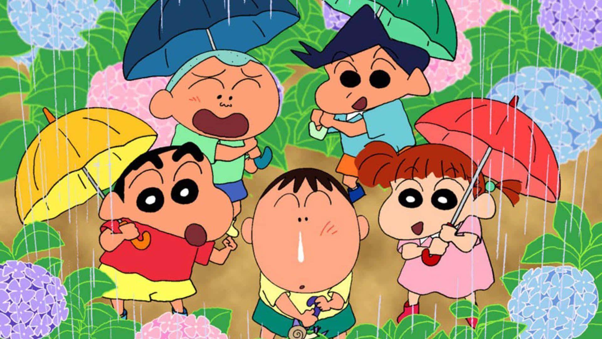 Crayon Shin Chan Enjoys a Day of Fun — 1920x1080 wallpaper