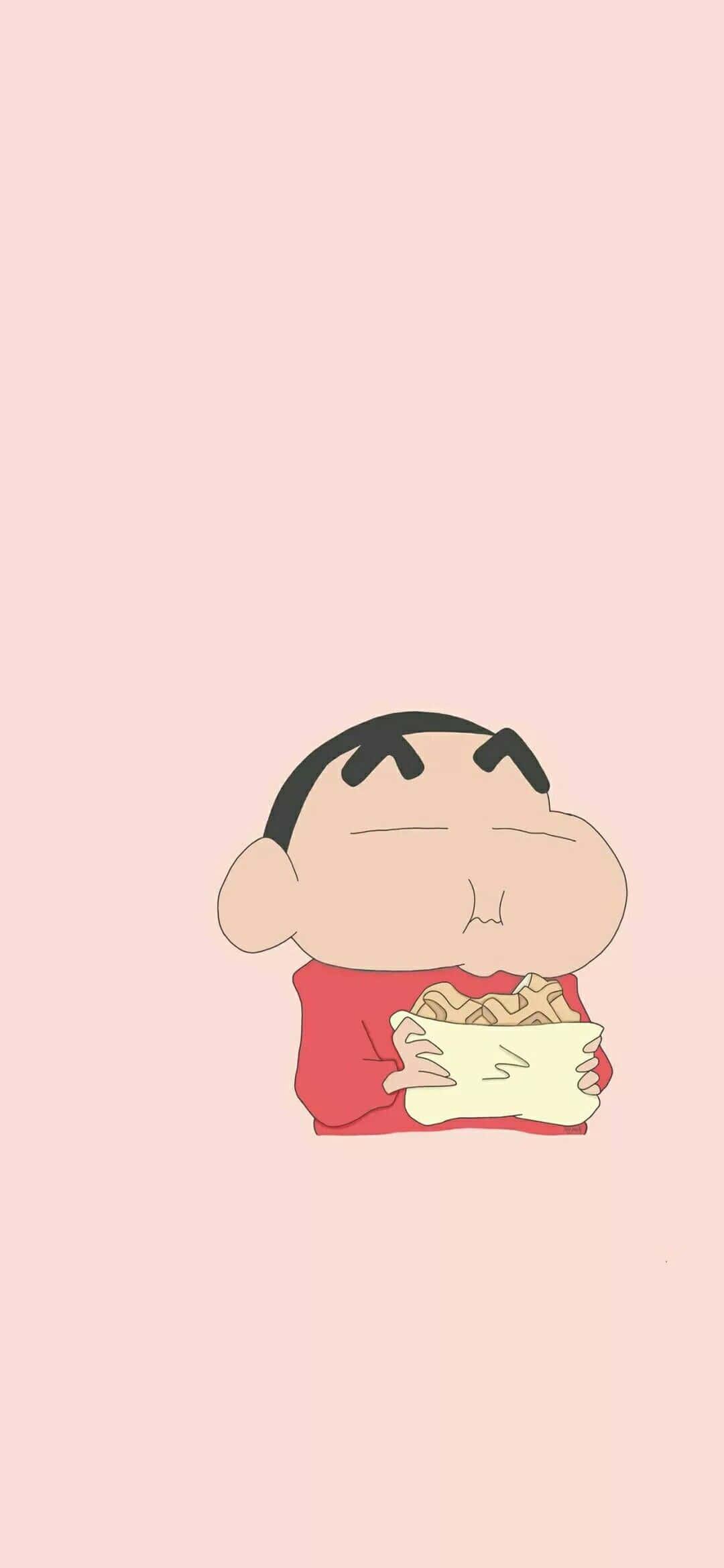 Crayon Shin Chan is Ready to Take Your Day By Storm — 1080x2337 wallpaper