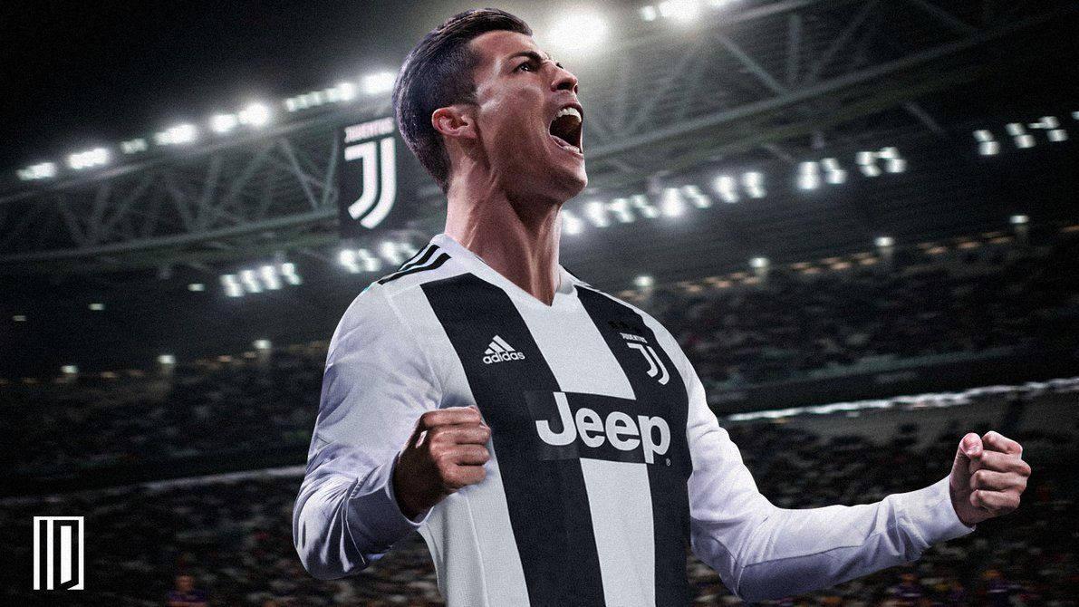 Cristiano Ronaldo celebrates after his victory