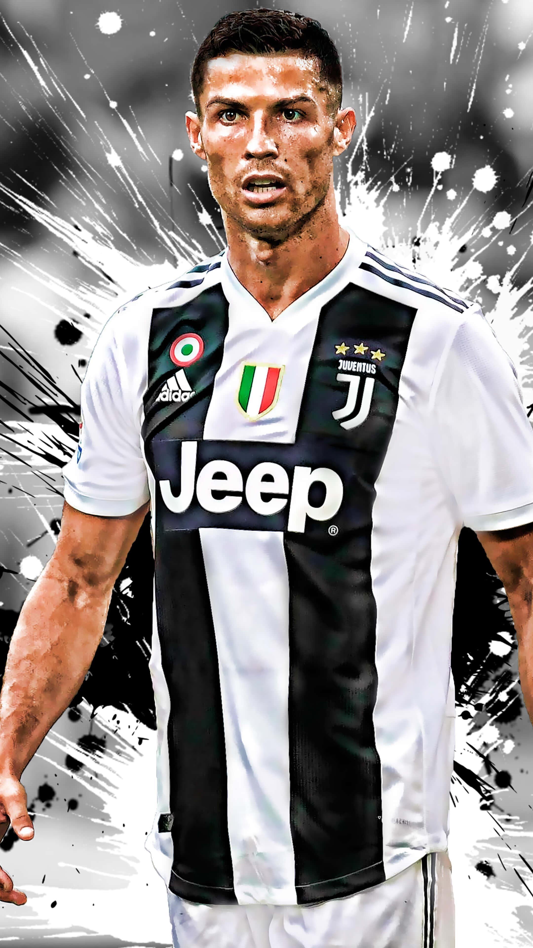 Cristiano Ronaldo in action on the field