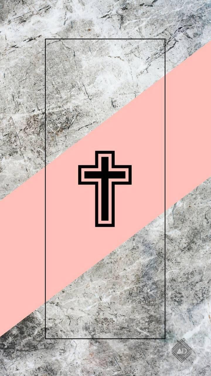 Cross Over Marble Pattern Christian Iphone — 720x1280 wallpaper