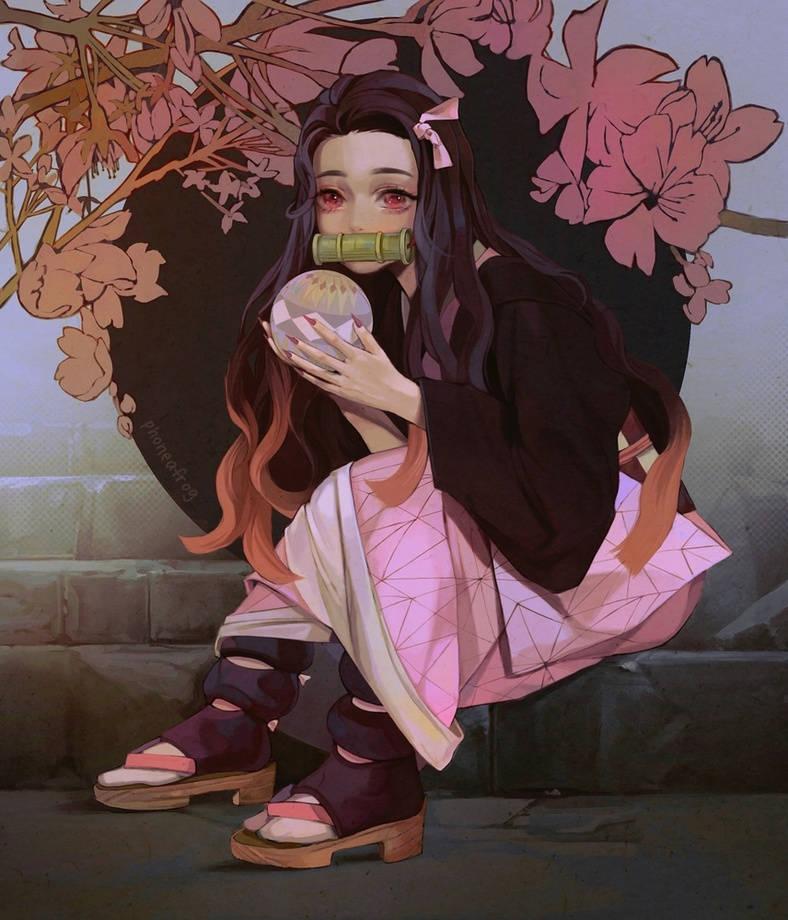 Crystal Ball Demon Slayer Nezuko — 788x920 wallpaper