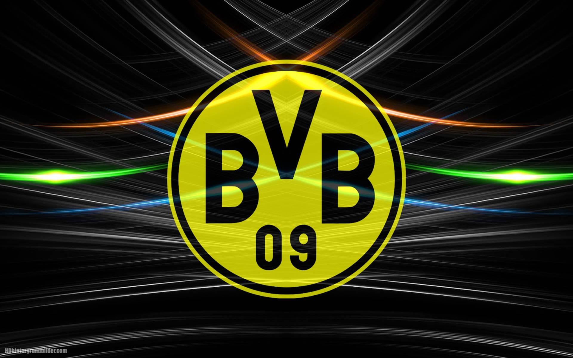Crystal Streaks Borussia Dortmund Logo — 1920x1200 wallpaper
