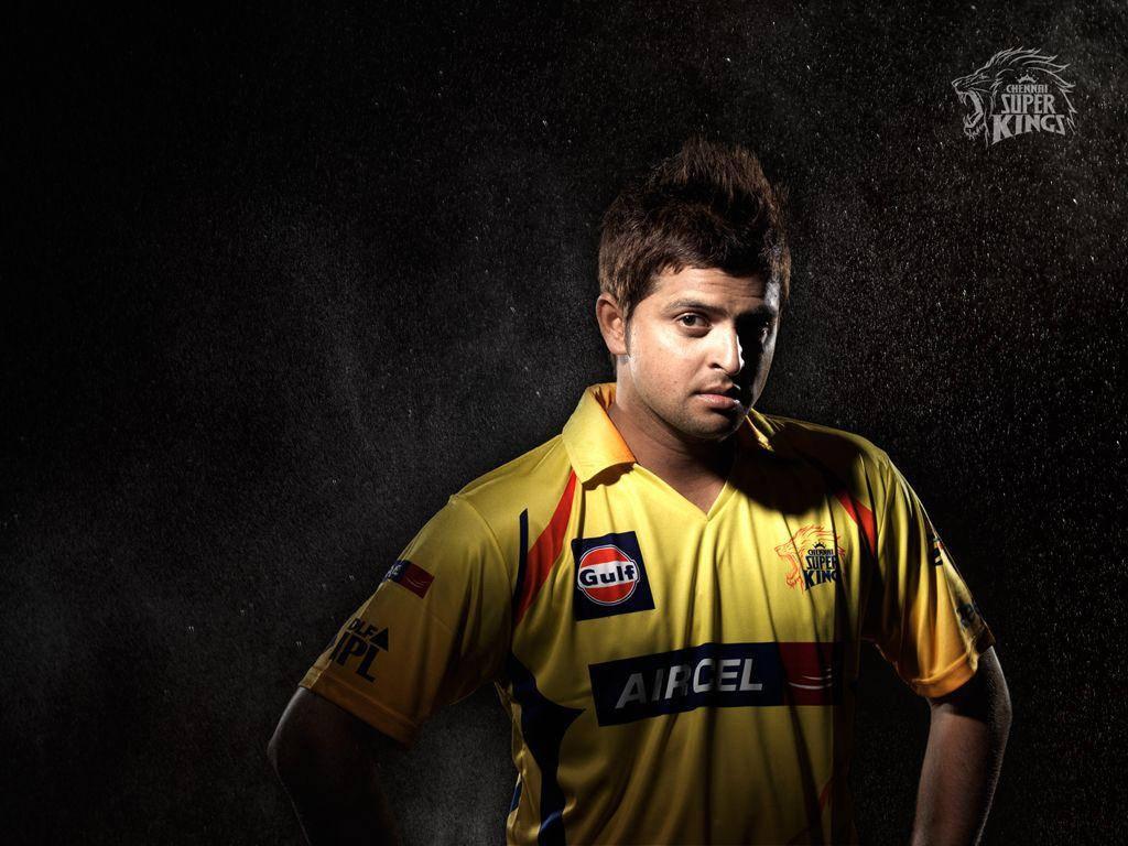 CSK Player Suresh Raina — 1024x768 wallpaper